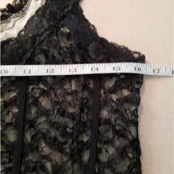 INC International Concepts Black Lace Lined Womens Tank‎ Top - Picture 11 of 13